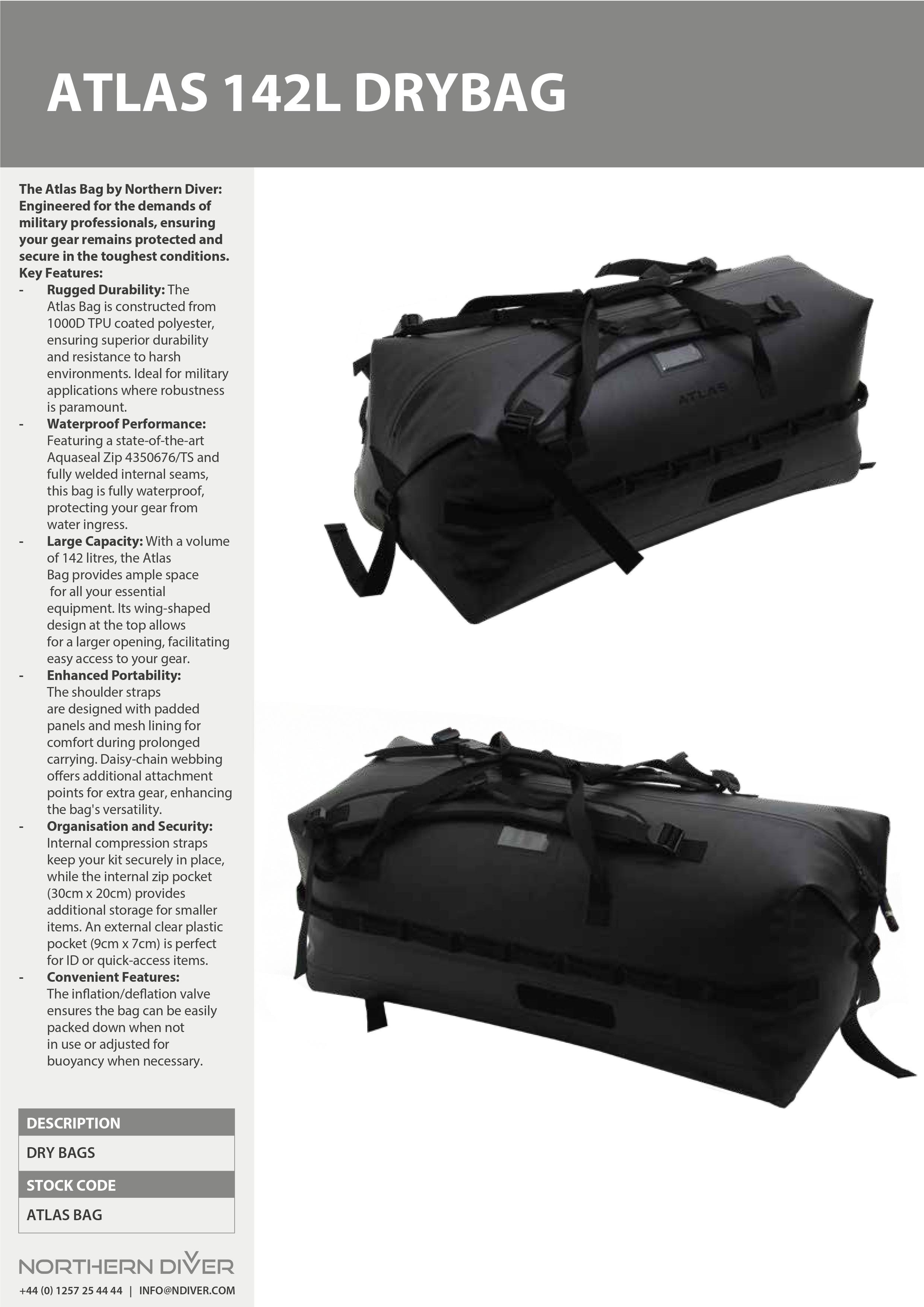 ATLAS 142L DRY BAG